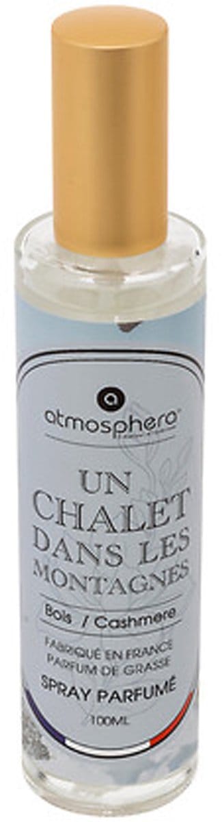 Atmosphera Interieurspray - hout en kasjmier - 100 ml - roomspray - parfum