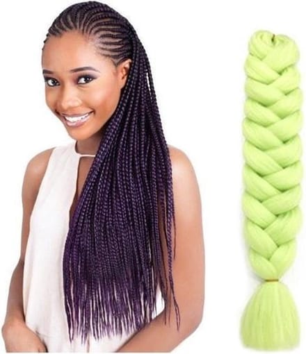 X-pression Ultra Braid Premium - Vlechthaar Apple Green - Synthetisch haar