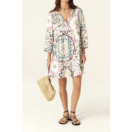 BA&SH Robe Lorenza Perle Size: L | Shirt Dresses Outlet | Dames |