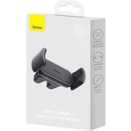 Smartphonehouder voor ventilatierooster Baseus Steel Cannon 2 - 4,7/6,76"