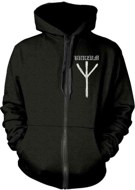 Burzum Vest met capuchon -S- RUNE Zwart
