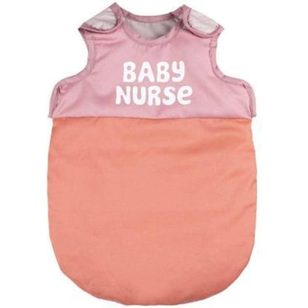 Smoby poppen slaapzak Baby Nurse textiel 42 cm klittenband.