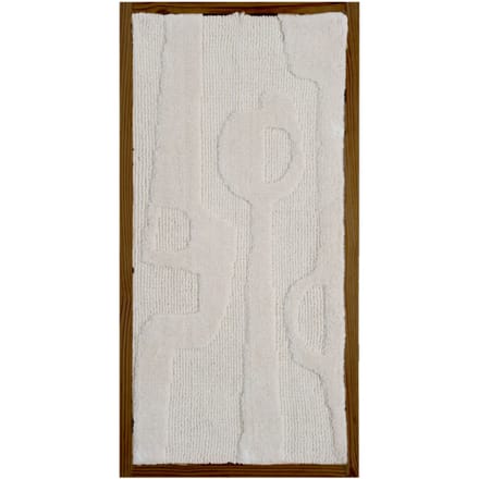 Wanddecoratie Devin Naturel - Wool Hanging 40 x 80 cm - Luxe Wanddecoratie van Wol