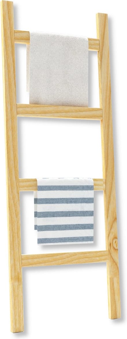 Handdoekrek Luumäki 120x47x2 cm houtkleurig