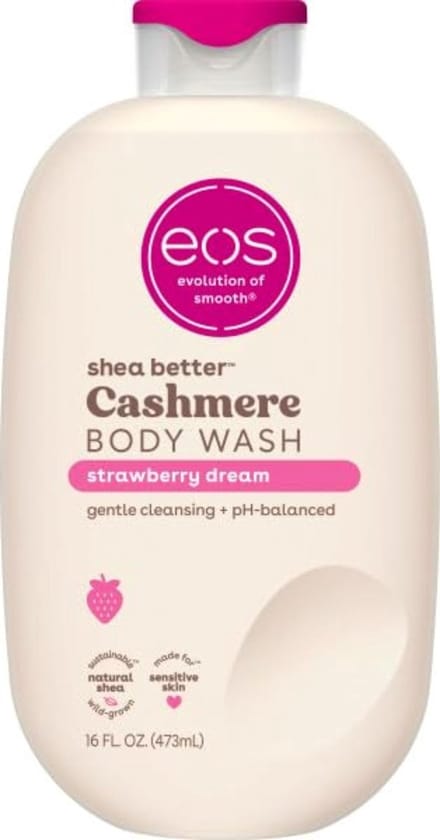 EOS, Bain Moussant Cashmere Shea Better™, Rêve de Fraise, 473ml (16 fl oz) white
