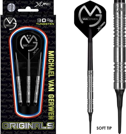 Michael van Gerwen - softtip dartpijlen - 20 gram - 90% tungsten - dartpijlen - darts - soft tip