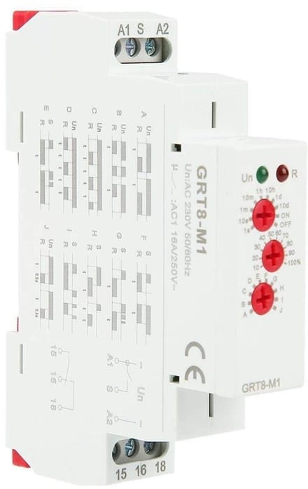Dailygoody - Multifunctioneel tijdrelais - Tijdvertraging - 35 mm