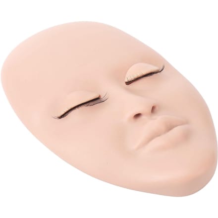 Wimper Mannequin Hoofd Wimperextensions Oefen Mannequin Make-up Mannequin Hoofd voor Beginner Roze