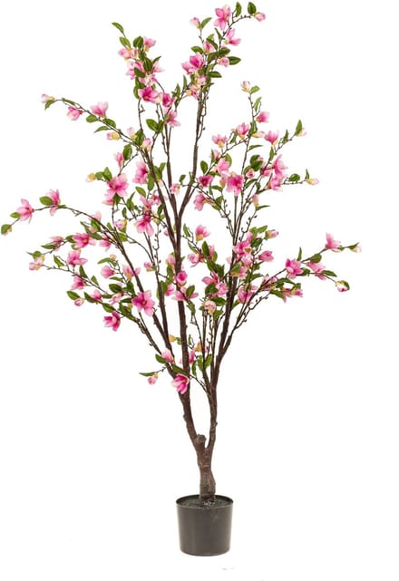 Emerald - Kunstboom Magnolia roze 170cm - Kunstplant voor binnen