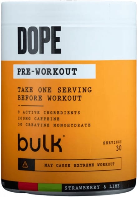 Bulk Dope Pre-Workout (30 serv) Strawberry & Lime - Pre-Workout - Pre-Workout Booster