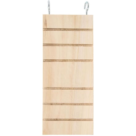Huisdier Houten Ladder Hamster Vogel Standaard Platform Speelgoed Rustbord Zitstokken Kooi beige