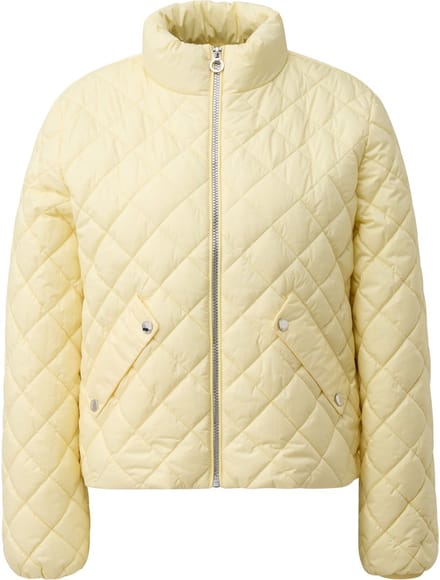 Donsjack outdoor met ruitpatroon en hoge kraag dames s.Oliver