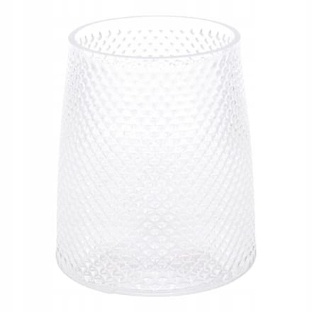 Koopman - Decoratieve Vaas - 18 cm - Transparant - Glas