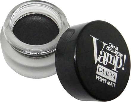 Pupa Vamp Velvet Matt Cream Eyeshadow Crème Oogschaduw Oogmake-up Kleur 4.5g - 600 Black