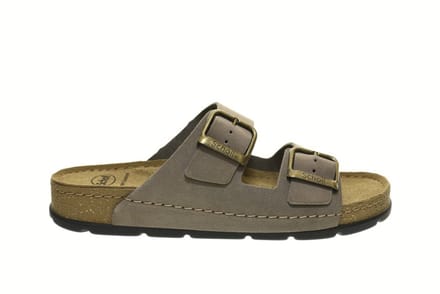 Taupe Bora Slippers Buckles maat 43