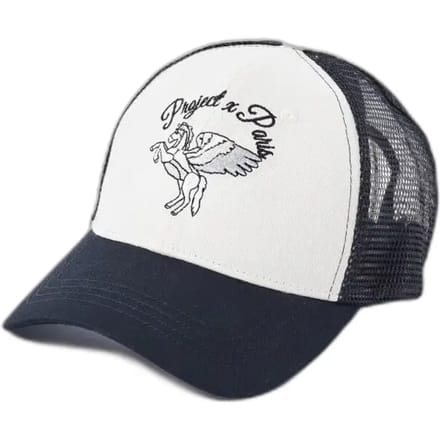 Bicolor trucker pet met Pegasus borduursel Project X Paris
