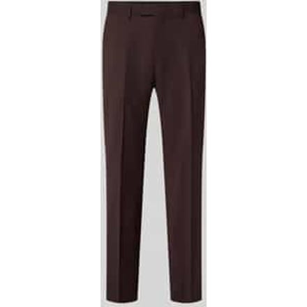 straight fit broek met lanawol met wol model 'Tenuta'