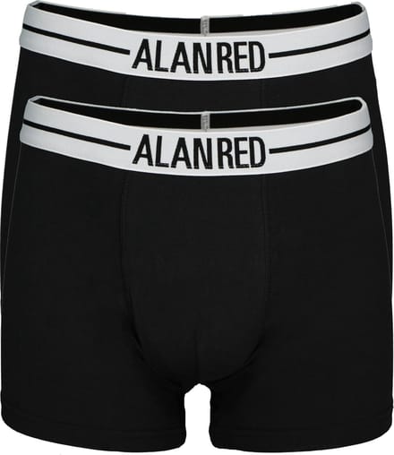 ALAN RED boxershorts (2-pack) - zwart - Maat: S