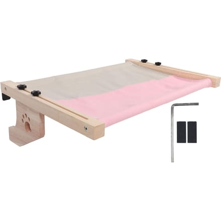 Kattenraamzitje Ruimtebesparende Klittenbandsluiting Comfortabele Kattenraam Hangmat Bed voor white