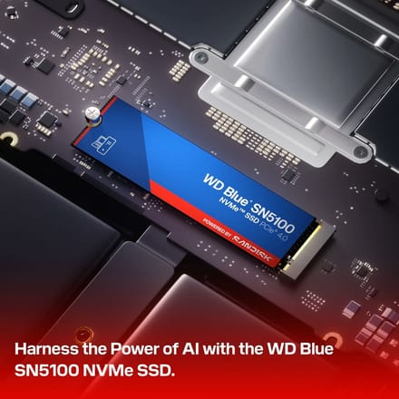 SANDISK WD Blue SN5100 SSD - 1TB - PCIe 4.0 - M.2 2280