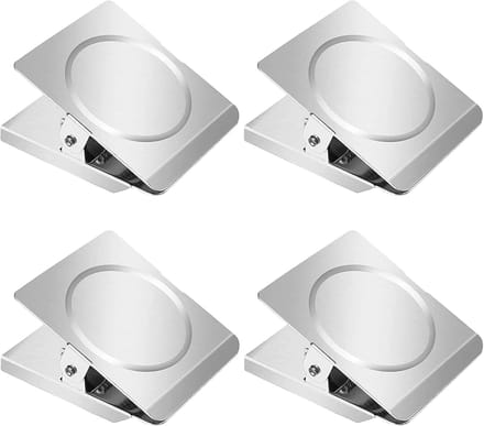 Solidchoice - Magneetklemmen, 4 Stuks - Extra Grote Sterke Magneten voor Memo's