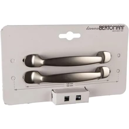 Bertomani Meubelgreep 2031 - Aluminium Vernikkeld - 96mm - 2 Stuks