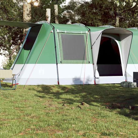 Vidaxl Kampeertent, 4-Persoons, Tunnelmodel, Groen, Waterdicht