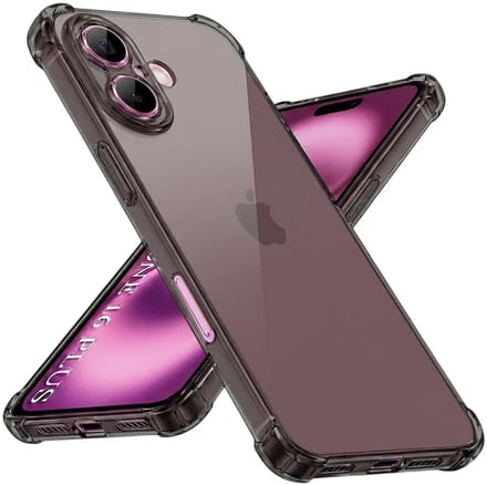 Hoesje geschikt voor Apple iPhone 16 Plus - Techsuit Shockproof Silicone Back Cover - Zwart