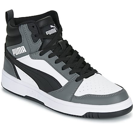 PUMA Rebound v6 Unisex Sneakers - PUMA White-PUMA Black-Shadow Gray