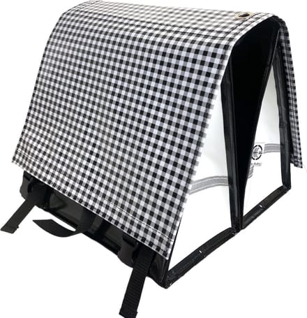 Du Baj large LUXE - Dubbele Fietstas - 45 l - Pepita Black