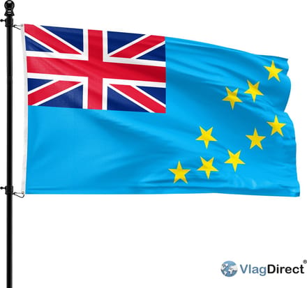 VlagDirect - Tuvaluaanse vlag - Tuvalu vlag - 90 x 150 cm