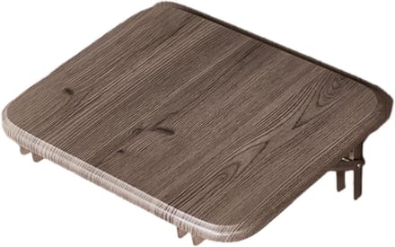 Douchestoel - Opklapbare kruk - Ruimtebesparend - Robuuste wandmontage - 38 x 34 x 6 cm - Wit