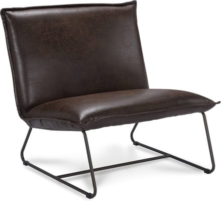 Icon Living - Fauteuil Coco - 1.5 zits - Stof Rawhide Bruin - Gun Color Frame