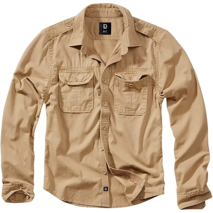 Brandit - Vintage Overhemd - 7XL - Bruin