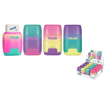 Taille-crayon-gomme compact coucher de soleil A'16 4721116