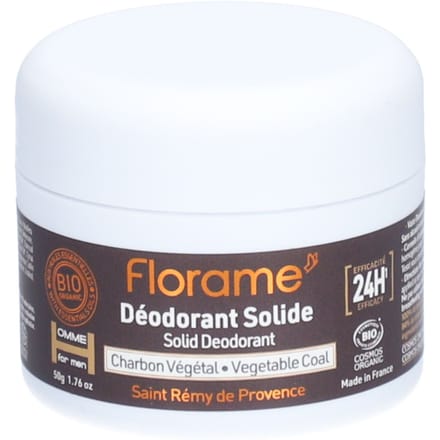 Florame Plantaardige Houtskool Deodorant voor Mannen 50