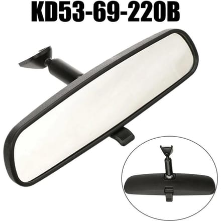 1x Rétroviseur Intérieur Pour Mazda 3 2014-18 CX-5 2013-16 MX-5 Miata 2016-18 white