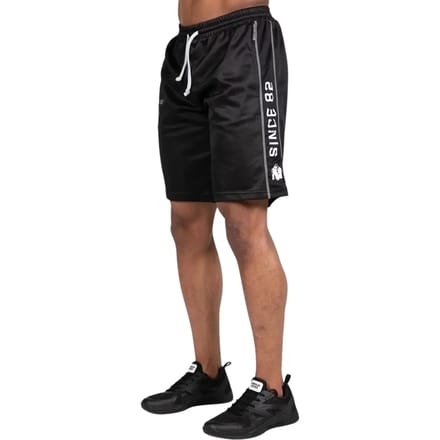 Gorilla Wear Functional Mesh Short (Zwart/Wit) - S/M