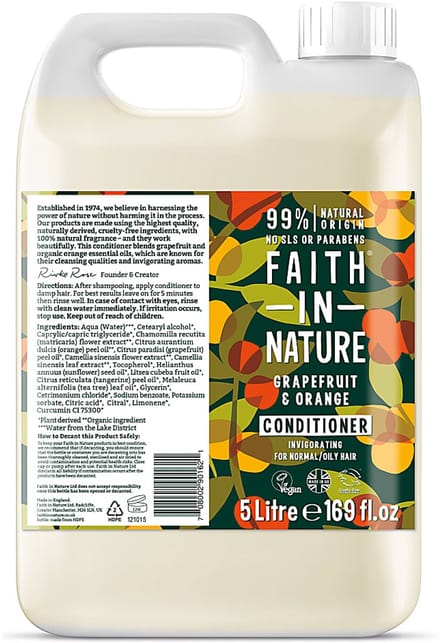 Faith in Nature Grapefruit & Orange Conditioner 5L