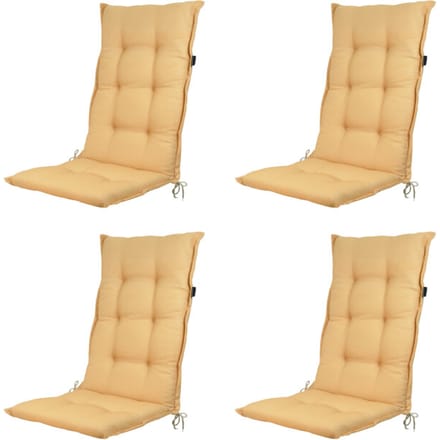 Madison kussen hoge rug napels - 123x50x5cm set van 4