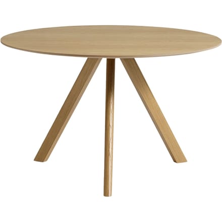 HAY Copenhague CPH20 tafel - vernis op waterbasis - Ø 120 cm