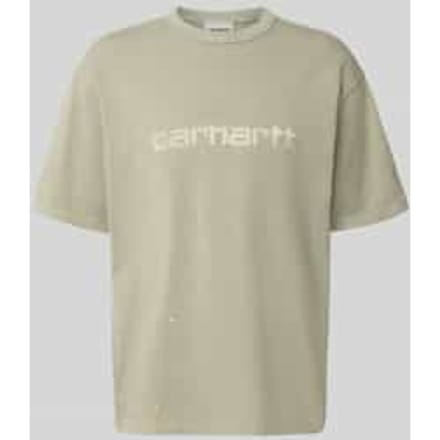 Regular fit t-shirt van puur katoen model 'Painter'