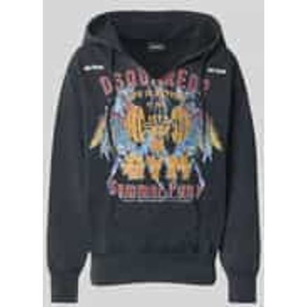 oversized hoodie van katoen