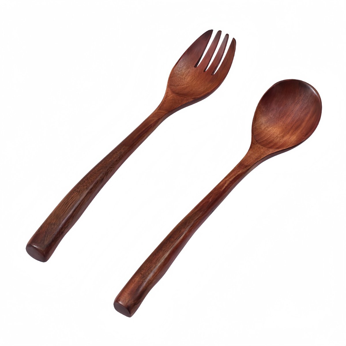 2 stuks - Lepel + vork - Roerlepel - 32 cm - Afbeeldingskleur