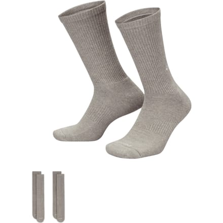 Nike Crew 2er Pack Socken Sokken Grijs K063