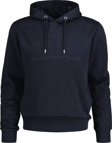 Gant sweater donkerblauw opdruk - 60