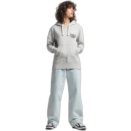 Dames sweatshirts met capuchon Superdry Vintage Crossing Lines