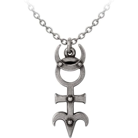 Alchemy Gothic - Gothic Halsketting - Dr. Dee's Monad - zilverkleurig