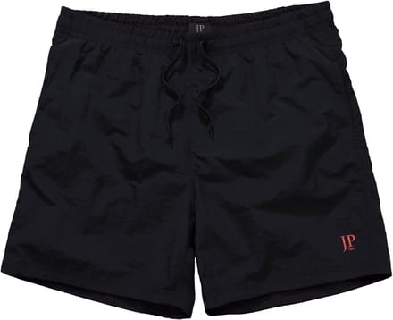 JP 1880 - Heren - Zwemshorts beachwear elastische band - Zwart - Maat L