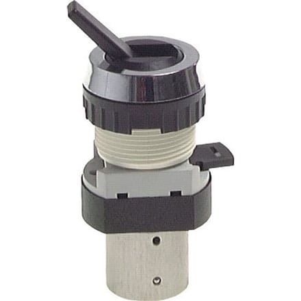 3/2 M5 Tuimelschakelaar Ventiel Zwart 0-12bar/0-168psi 30.5mm Airtec